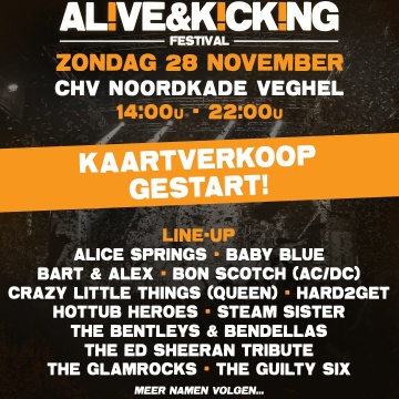 ALIVE & KICKING FESTIVAL IS TERUG!